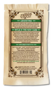 Endorfin Dark Coconut Chocolate Bar - back