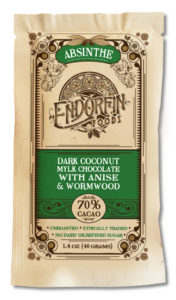 Endorfin Dark Coconut Chocolatea Bar - front