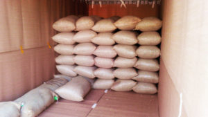 Loading container for shipment