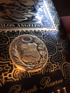 LetterPress Ucayali Chocolate Bar - Close Up - Front