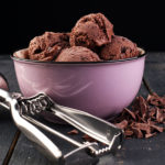 Dark Chocolate Vegan Ice Cream with Turmeric