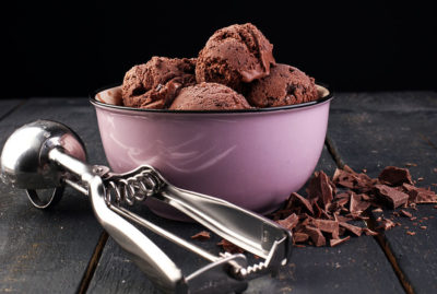 Dark Chocolate Turmeric Ice Cream