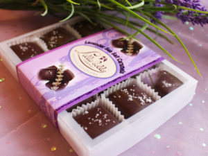 Lavender Sea Salt Caramels