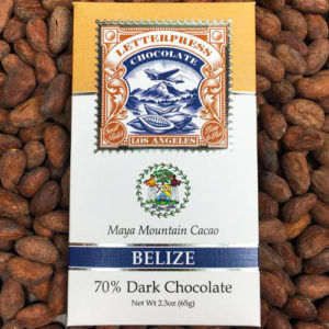 LetterPress Belize Chocolate Bar