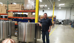 rob at a chocolate factory