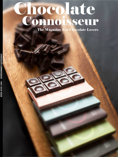 Chocolate Connoisseur Magazine May 2018 Issue Cover