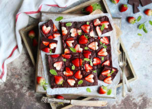 Alter Eco Chocolate Mint Strawberry Brownies