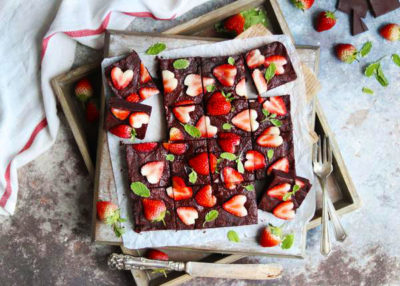 Alter Eco Chocolate Mint Strawberry Brownies