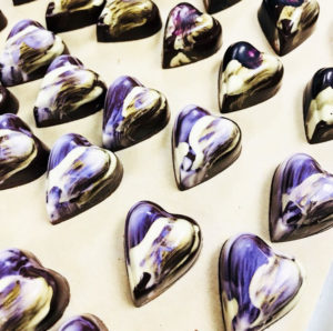 Zaks Chocolate Earl Grey Lavender Hearts