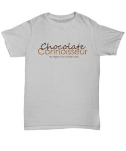 Chocolate Connoisseur Logo T-Shirt - Gray