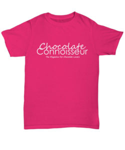 Chocolate Connoisseur Logo T-Shirt - Pink