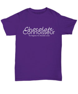 Chocolate Connoisseur Logo T-Shirt - Purple