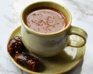 Date Cardamom Sea Salt Hot Chocolate