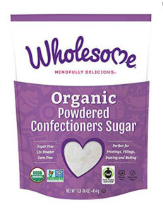 Wholesome Organic Powdered Confectioners Sugar