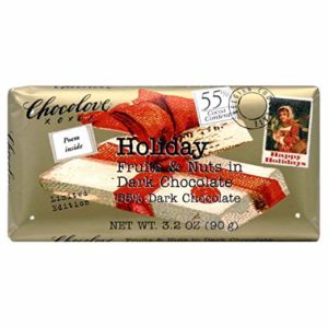 Chocolove Holiday Fruits and Nuts Bar - Old Design