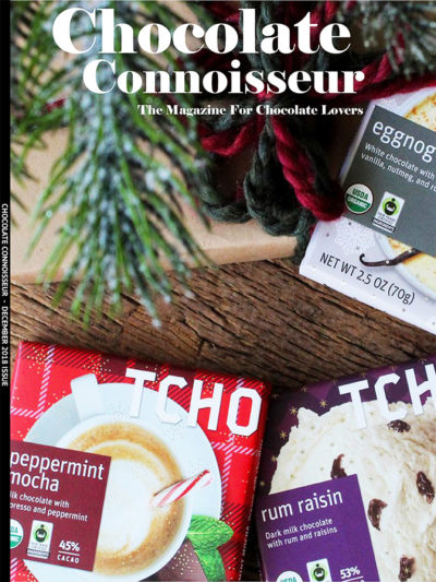 Chocolate Connoisseur Magazine December 2018 Issue Cover