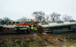 ADOT Chocolate Spill Near Flagstaff