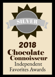 Chocolate Connoisseur Silver 2018 Independent Favorites Award