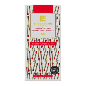 Love Cocoa Valentines Day Dark Sea Salt Bar