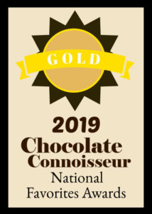 2019 Chocolate Connoisseur National Favorites Award Gold