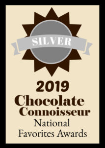 2019 Chocolate Connoisseur National Favorites Award Silver