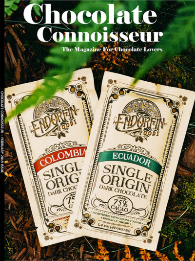 Chocolate Connoisseur Magazine February 2019 Issue Cover