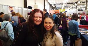 Tania Molina Cruz of Villakuyaya with Victoria Cooksey
