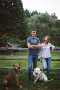 Tom and Monica Rogan on Goodnow Farm