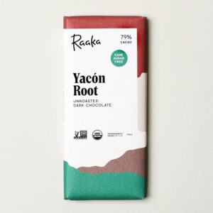 Raaka Chocolate Yacon Root Dark Chocolate Bar