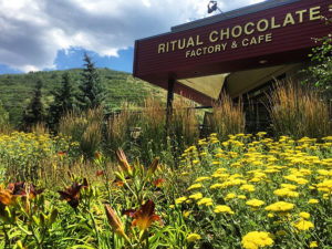Ritual Chocolate Cafe in the Summer