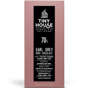 Tiny House Earl Grey Dark Chocolate Bar