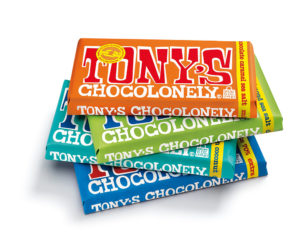 Tonys Chocolonely Four Bar Collage