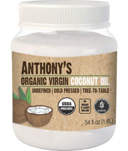 Anthonys Organic Unrefined Virgin Coconut Oil