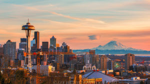 Seattle Skyline at Sunset