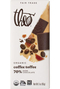 Theo Chocolate Coffee Toffee Dark Chocolate Bar