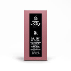 Tiny House Chocolate Earl Grey 70% Dark Chocolate Bar