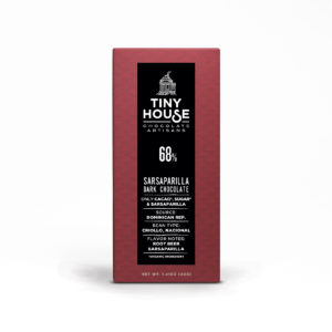 Tiny House Chocolate Sarslaparilla 68 Dark Chocolate Bar