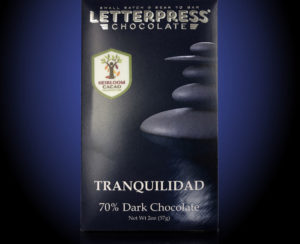LetterPress Chocolate Tranquilidad Header