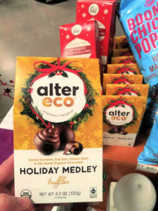 Alter Eco Holiday Medley + Display at Natural Grocers