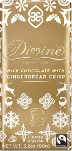 Divine Milk Chocolate Gingerbread Crisp Chocolate Bar