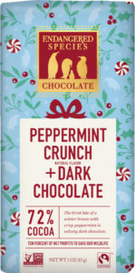 Endangered Species Chocolate Peppermint Crunch Chocolate Bar