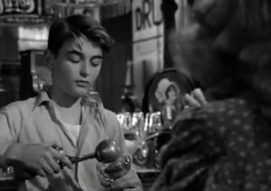 George Bailey Serves Mary Ice Cream