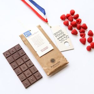 Askinoise Dark Chocolate and Red Raspberry CollaBARation Bar