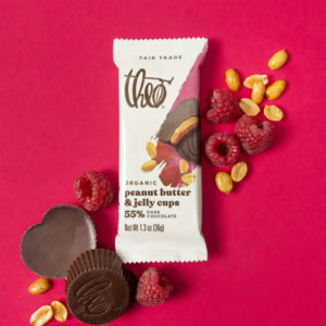 Theo Chocolate Peanut Butter and Jelly Cups