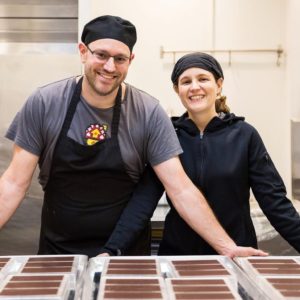 David and Corey Menkes of LetterPress Chocolate