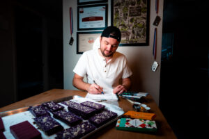 Stone Grindz Chocolate - Steven Preps a Batch of Bars