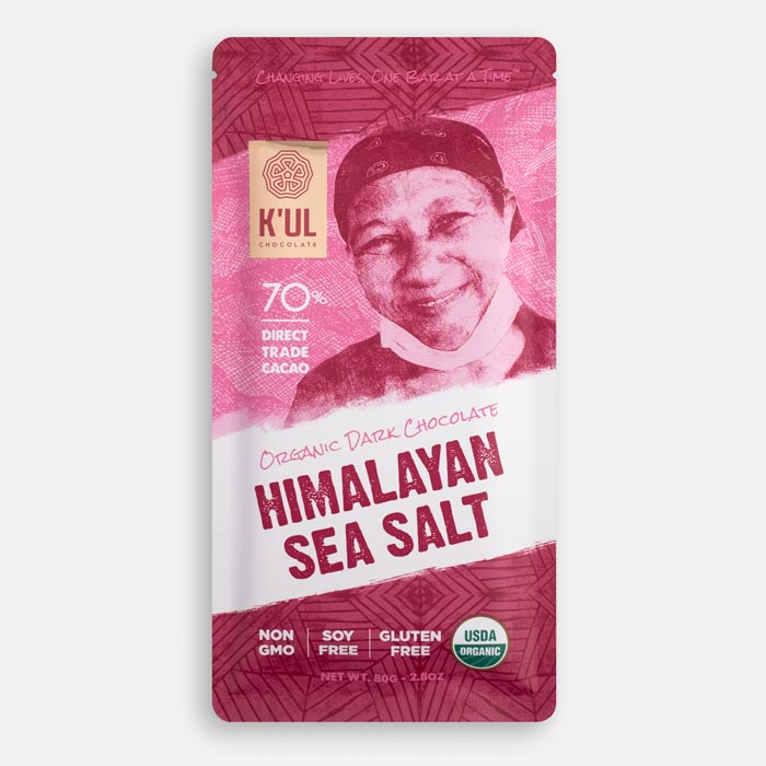 Kul Chocolate Himalayan Sea Salt Chocolate Bar