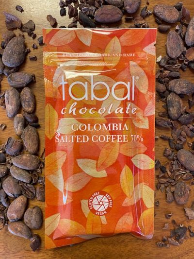 Tabal Chocolate Colombia Salted Coffee 70% Bar