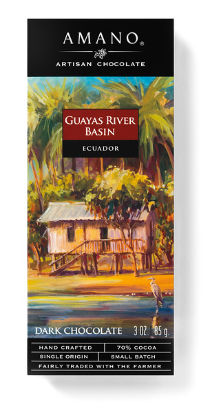 Amano Chocolate Guayas River Basin Ecuador Chocolate Bar