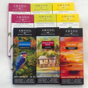Amano Chocolate Nine Bar Display